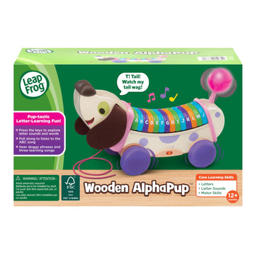 Leapfrog Wooden Alphapup, Purple