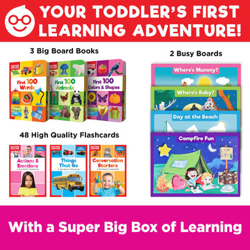 Doctor Jupiter My Big Box Of Learning | Toys For Toddlers Ages 1-2-3 | Toddler Learning & Educational Activities For 1+ Year Old