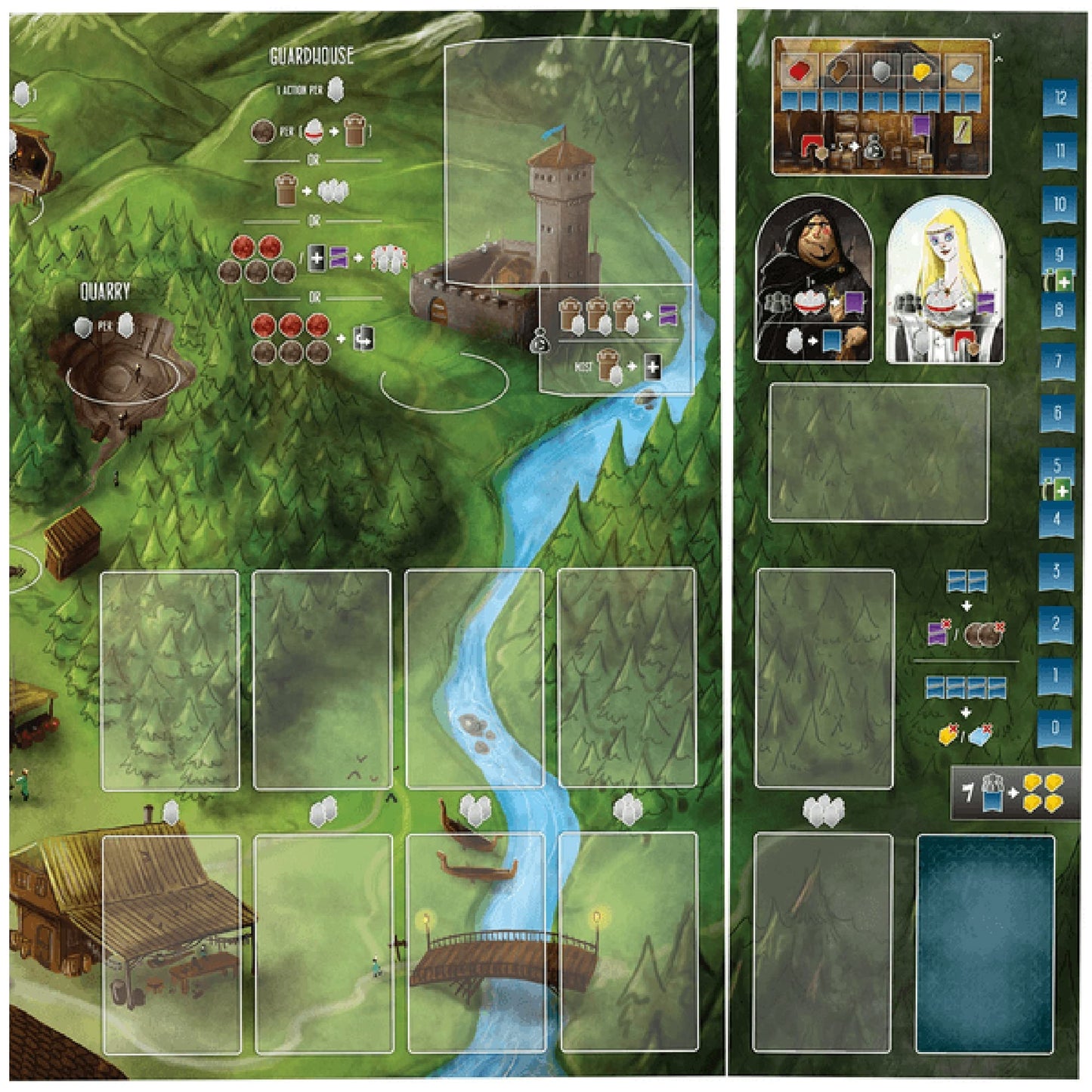 Renegade Games Studios Architects Of The West Kingdom: Works Of Wonder - Expansion To Architects Of The West Kingdom. 1-5 Players, Ages 12+, 60-80 Min Game Play