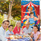 KatchOn, Large Carnival Photo Booth Backdrop - 72x36 Inch | Carnival Decorations | Carnival Photo Door Banner for Carnival Theme