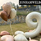 Jonhamwelbor 40 Inch Number 9 Balloon Cream White Large Size Foil Helium Number Balloon With Big Heart Balloons For Girl And Boy