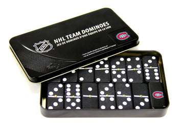 Rico Industries Nhl Montreal Canadiens Domino Set In Metal Gift Tin