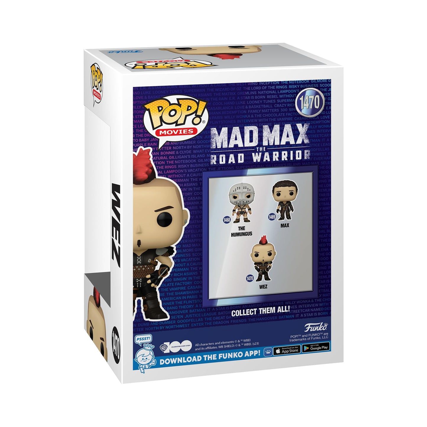 Funko Pop! Movies: Wb 100 - Mad Max 2: The Road Warrior, Wez