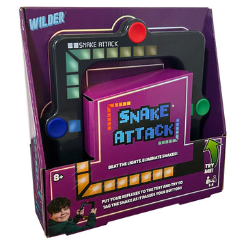 Snake Attack Electronic Handheld Game - Solo And Multiplayer Reflex Game For Kids Ages 8+
