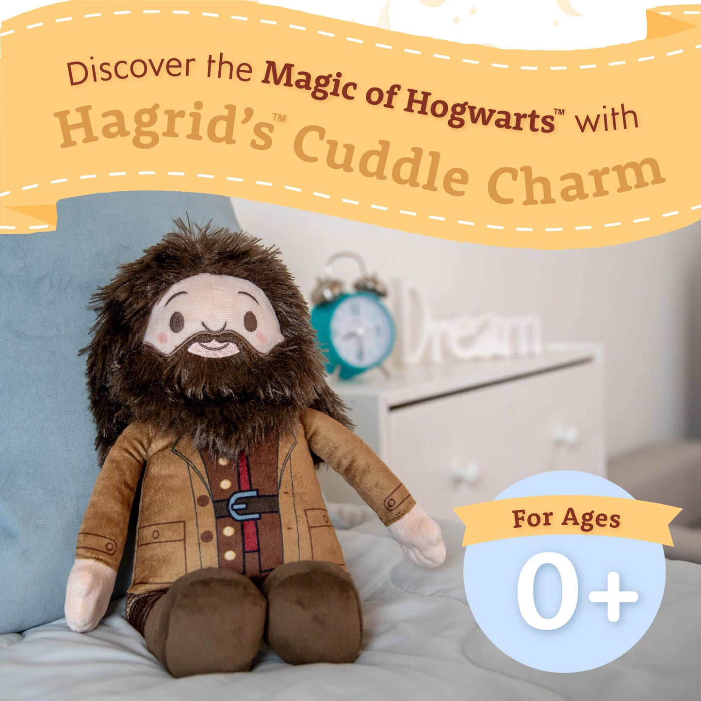 Kids Preferred Harry Potter Hagrid 15 Inch Plush Stuffed Animal For Babies, Toddlers, And Kids