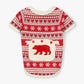 Little Blue House By Hatley Kid'S Fair Isle Bear & Moose Family Pajamas Sleepwear, Dog Pajama - Bear Fair Isle, X-Large