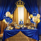 Toniful 4 Set Navy Blue Gold Balloon Centerpieces For Table,Balloons Stand Kit For Graduation Decorations Class Of 2024 Party De