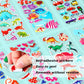Upins 14 Diffrent Sheets (200+Count) Kids Dinosaur 3D Puffy Stickers, Animal Insect Stickers, Craft Scrapbooking For Children