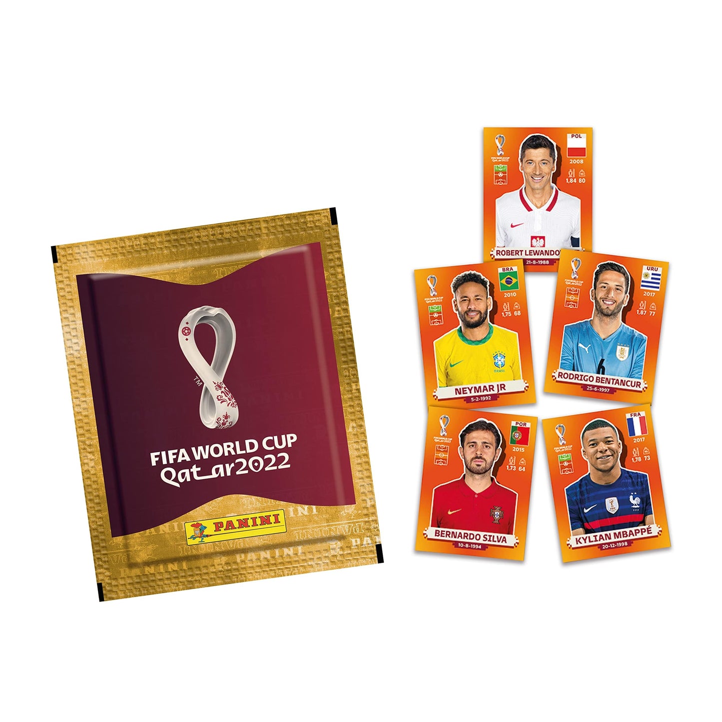 Panini Fifa World Cup Qatar 2022 Official Sticker Series (1 X Softcover Album + 25 X Bags)