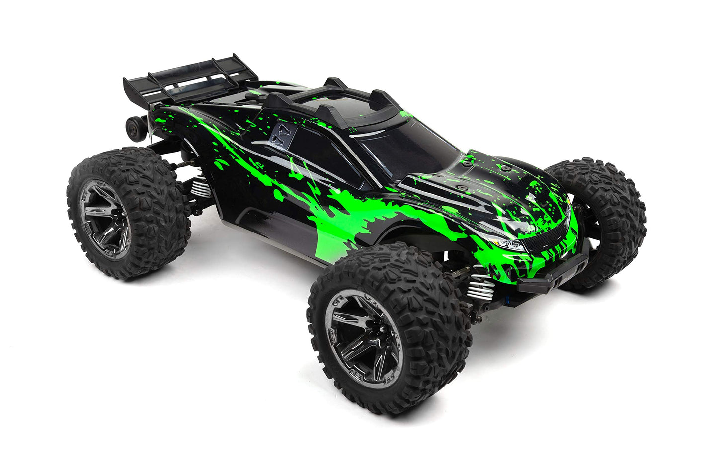 SummitLink Custom Body Muddy Green Over Black Style Compatible for Rustler 4X4, Rustler BL-2S, Rustler 4x4 Ultimate 1/10 Scale R