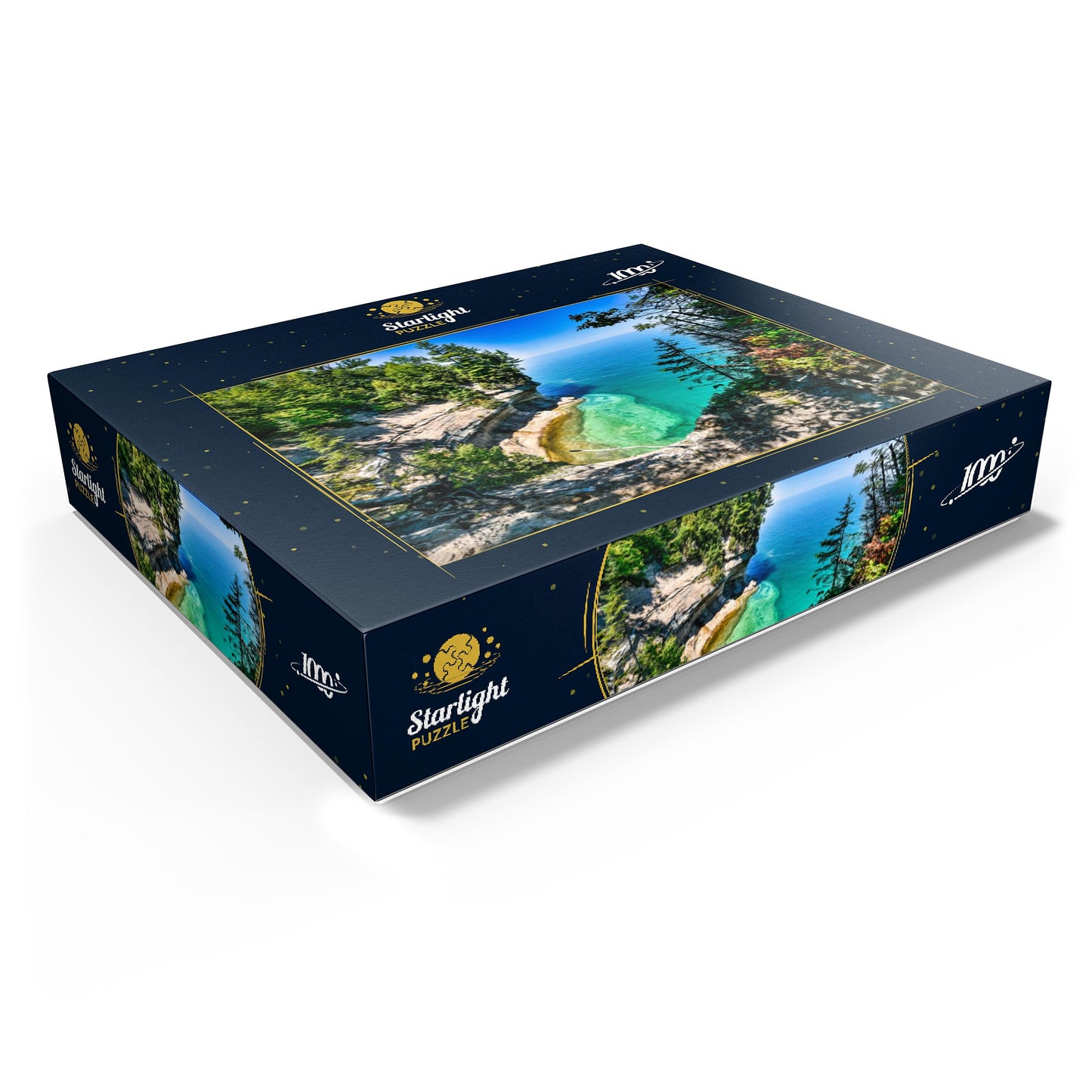 Mypuzzle The Towering View Of Lake Superior From Michigan On The Upper Peninsula - Premium 1000 Piece Jigsaw Puzzle For Adults
