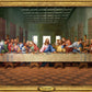 White Mountain 1000 Piece Jigsaw Puzzle - Last Supper Design - Chipboard Material