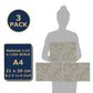 3 Sheets Self Adhesive Floor Tiles For Dollhouse 1:12 Scale (Mosaic Natural Stone)