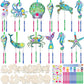 JellyArch 30 Pack Summer Ocean Wind Chime Kit for Kids, Sea Animals Beach Crafts DIY Make Your Own Marine Creature Shell Whale W