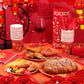 Domensi 180 Pcs Chinese New Year Party Supplies Plates Napkins Cups Serve 30 Happy New Year Party Disposable Paper Dinner Desser