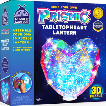 PRISMIC 3D Light DIY Kits for Girls - Crafting Kits for Girls Ages 8-12, Birthday Gifts for 8 9 10 11 12 Year Old Girls Gifts fo