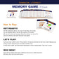The Financial Rewire Financial Literacy Memory Matching Game - Fun & Educational Cardboard Game for Kids Ages 5+, Medium Size