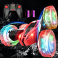 Qumcou Remote Control Car,RC Cars Toys for Boys,2.4Ghz High Speed Kids Toys Cars with Headlights and Wheel Lights,Christmas Birt