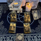 Vovcig 78 Tarot Card With Guidebook,Black Tarot Cards For Beginners Tarot Deck Set,Pvc Waterproof Tarot Cards,Divination Tool(Standard Size,Black)…