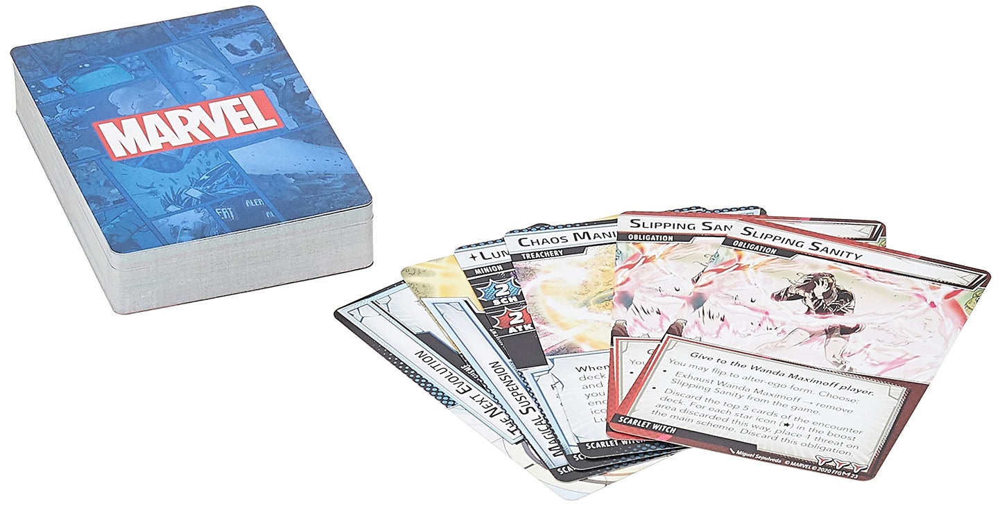 Fantasy Flight Games Marvel Champions Scarlet Witch HERO PACK - Cooperative Card Game, 1-4 Players, Ages 14+, Cardstock, Multicolor