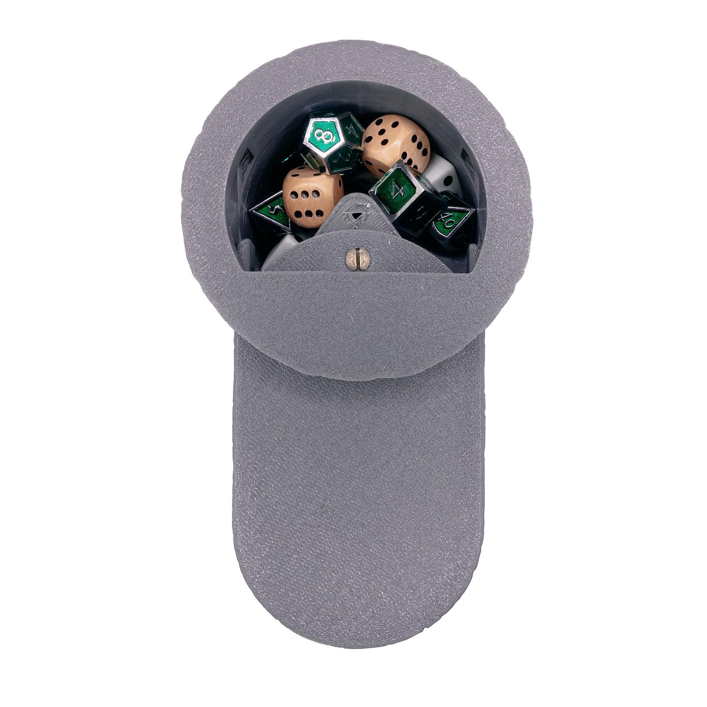 STAHLHAMMERS Dice Tower & Tray for Rolling and Randomizing Dice for DND, Pathfinder, and Other D&D RPG Roleplaying Games with St