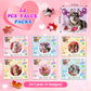Rifamee 24 Packs Valentine Day Gifts For Kids With Cards Dogs Jigsaw Puzzles Goodies Bags Classroom Gifts Exchange For Boys And