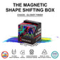 Shashibo Shape Shifting Box - Award-Winning, Patented Fidget Cube W/ 36 Rare Earth Magnets - Transforms Into Over 70 Shapes, Download Fun In Motion Toys Mobile App (Artist Series - Chaos)