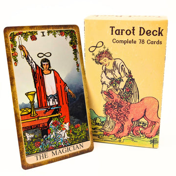 Witchy Cauldron Tarot Cards - Classic Size Rider Waite Style Tarot Deck With Guidebook - Beginner Friendly And Durable