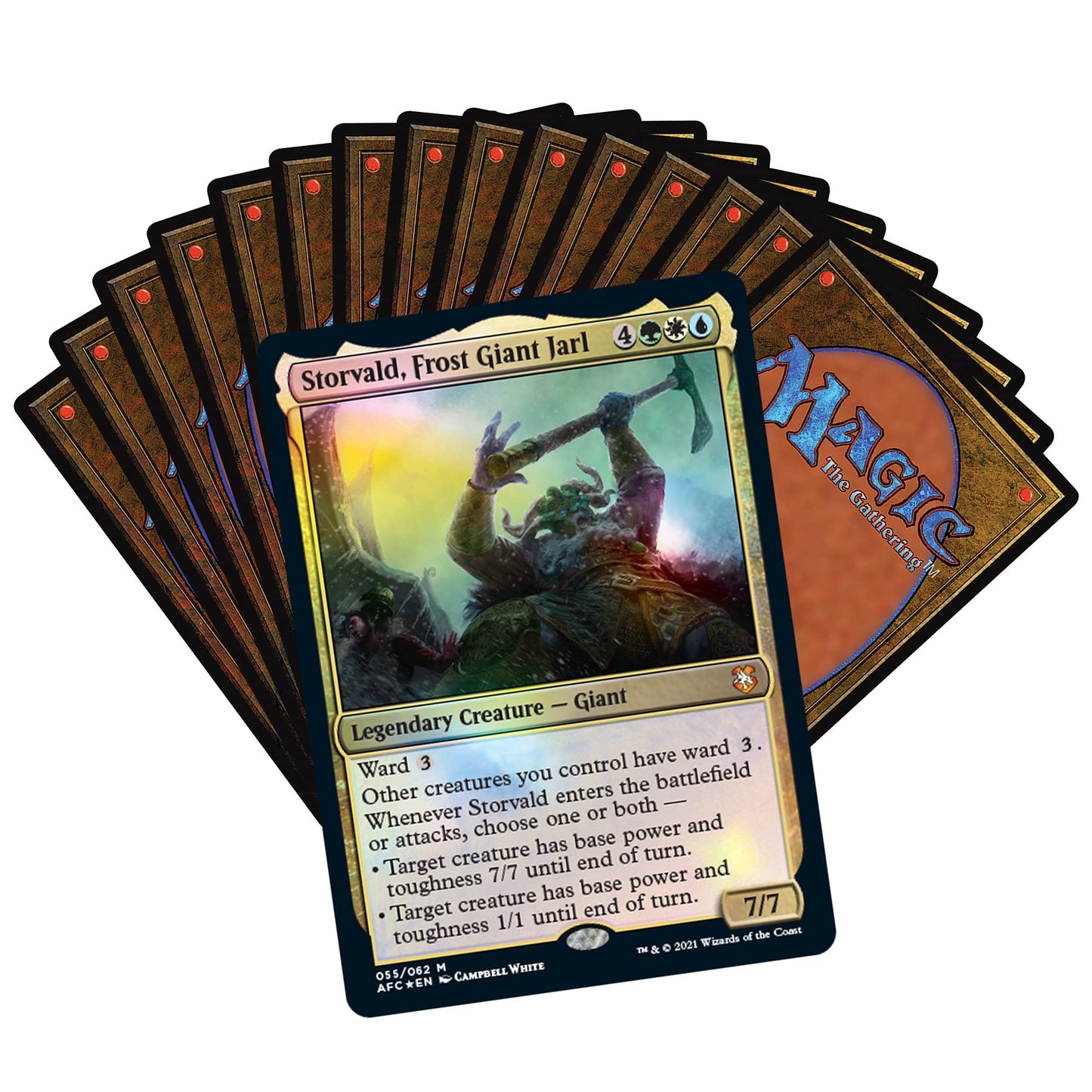 Magic: The Gathering Adventures In The Forgotten Realms Commander Deck - Aura Of Courage (Green-White-Blue)