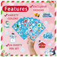 330 Pcs Winter Stickers For Kids, Winter Holiday Stickers With Santa Claus Snowman Christmas Tree Penguin,Hello Winter Snowflake
