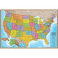 Waypoint Geographic 500-Piece USA Map Jigsaw Puzzle, Educational Fun, 24" x 36", Blue Ocean, Model HMP02
