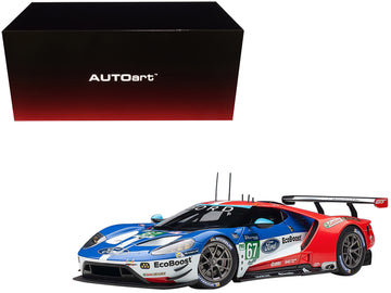 Ford Gt #67 Harry Tincknell - Andy Priaulx - Pipo Derani ''Ford Chip Ganassi Team Uk'' 24H Le Mans (2017) 1/18 Model Car By Auto