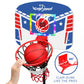 Eaglestone Kid Basketball Hoop Indoor With Led Lights & Scoreboard,Toddler Basketball Hoop Adjustable Height 2.9Ft-6Ft, Mini Hoop Outdoor With 3 Balls,Basketball Toy Gifts For 3-12 Year Old Boys Girls