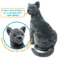 Tigerhart Rae The Russian Blue Cat - 12 Inch Grey Stuffed Animal Plush Gray Cat