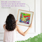 Malaysian Batik Organic Colors Painting 2-in-1 Kit (Butterfly, Orchid Flower) - Art Craft Painting Activity Kit Set for Adults a