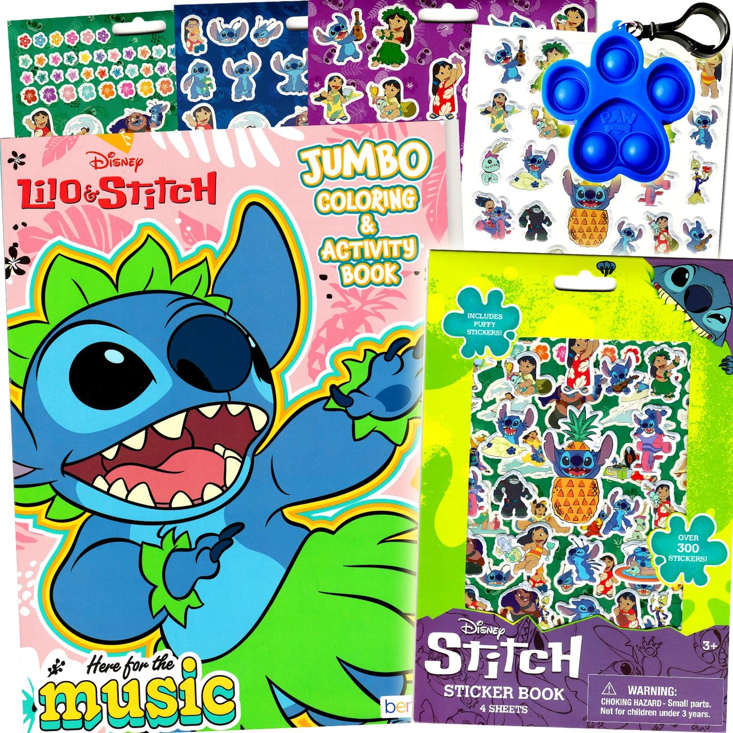 Disney Lilo and Stitch Coloring Activity Book and Sticker Set for Kids