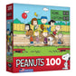 RoseArt Peanuts Baseball 100-Piece Jigsaw Puzzle for Kids & Adults, Multi-colored, Cardboard, Model 8669ZZA