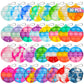 Pop Fidget Toys Bulk Its Party Favors For Kids 4-8 8-12 30 Pcs Mini Pop Keychain It Sensory Fidget Toy Pack Fidgets For Classroom Prizes Birthday Goodie Bag Stuffers For Kids End Of Year Student Gifts