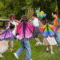 D.Q.Z Toddler Butterfly-Wings-Costume For Girls Princess Dress-Up Clothes, Spring Bug Toys For Kids Birthday Party Gifts Idea (Orange)