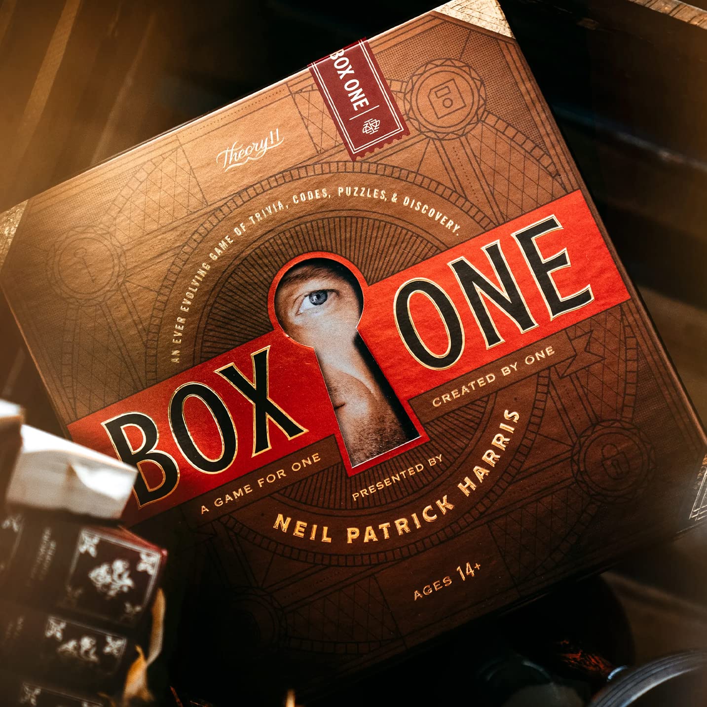 theory11 Box ONE Board Game by Neil Patrick Harris - 1 Player, Multicolor, High-Quality Game Components