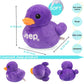 Jeep Plush Duck - Purple Stuffed Animal for Enthusiasts, Small Polyester Toy