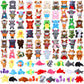 Zhanmai 100 Pcs Mini Plush Stuffed Animal Bulk Small Animal Toys Keychain Party Favors Easter Egg Stuff For Kids Birthday Valentine Carnival Classroom Prizes Gift Goodie Bag Filler(Ocean Style)