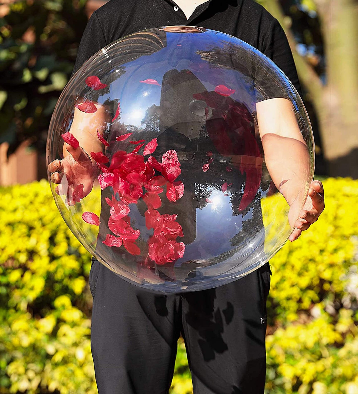 36 Inch Bobo Balloons Bubble Balloons, 4 Pcs Clear Bobo Balloon, Large Transparent Bubble Balloon For Christmas Wedding Birthday