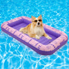 BINGPET Inflatable Dog Floating Raft for Summer Pool, Durable and Foldable Pet Pool Rafts & Inflatable Ride-ons, with Cute Footp