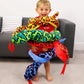 Toyland® 170Cm (5.5Ft) Giant Two-Toned Plush Snake - 5 Assorted Designs - Children'S Soft Toys