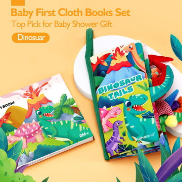 Hahaland Baby Books 0-6 Months,Infant Tummy Time Toy High Contrast Sensory Baby Toys 6 To 12 Months Touch Feel Book Baby Valentines Gifts For Boy Girl 0-3 Months Book Early Learning Toy