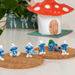 Schleich Smurfs Dimwitty Smurf Figure, Collectible Blue Plastic Toy, Model 20839