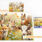 Prime Time Puzzles - Difficult 1000 Piece mature-themed Jigsaw Puzzle - Deer  Cow  Fox  Squirrel and Rabbit - Cute Animals - Hard  Challenging Puzzle Perfect for Game Nights - 20x27 inches