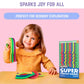 BUNMO Stretchy Strings Sensory Toys - 12 Pack Mini - Multicolor - Fidget & Non-Mouthable - Easter Basket Stuffers