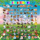 Kazjdkll Animal Stickers Pack,205Pcs Cute Animal Stickers For Kids,Water Bottle Stickers,Waterproof Vinyl Stickers For,Laptop,Sk